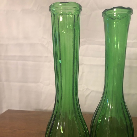 4 Vintage Green Vases CFG PGC CLC - Picture 2 of 13